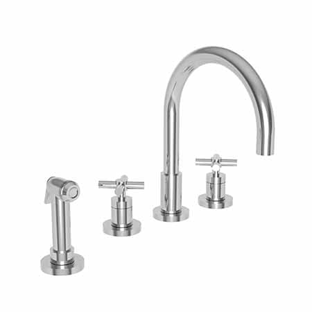 Newport Brass Kitchen Faucet With Side Spray in Polished Chrome 9911-26